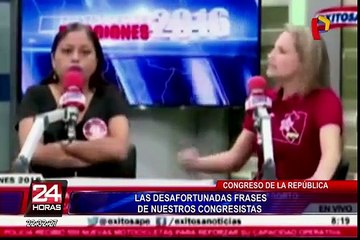 Los congresistas y sus desafortunadas frases que generaron más de una polémica