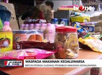 BPOM Temukan Ribuan Makanan Kadaluarsa