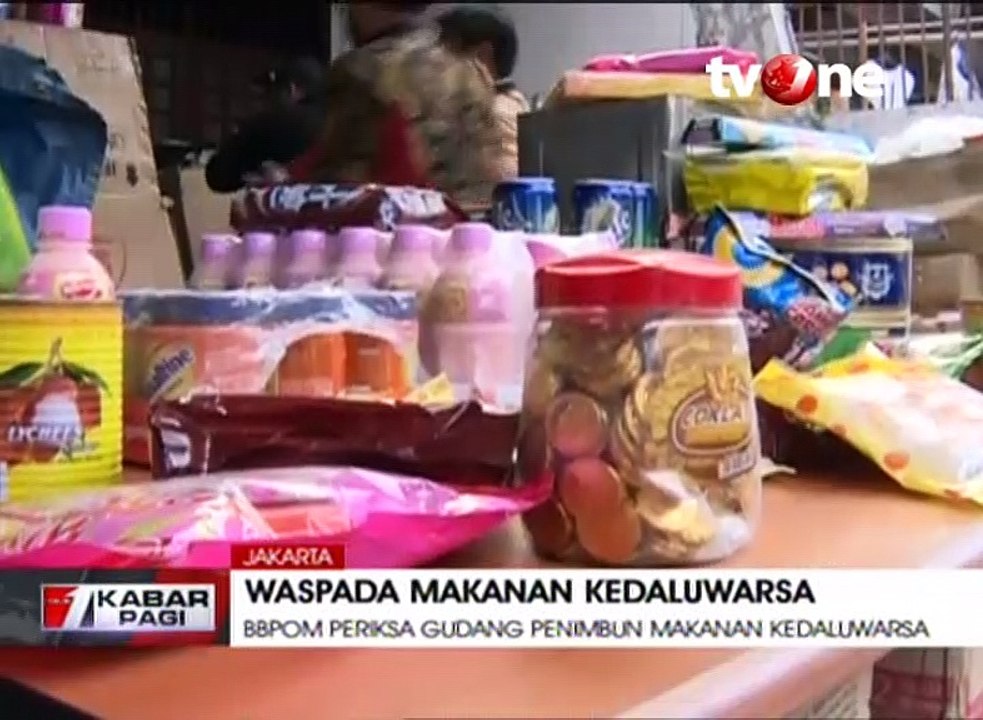 BPOM Temukan Ribuan Makanan Kadaluarsa
