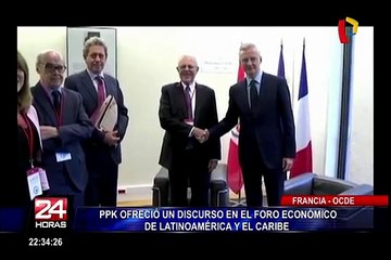 PPK ofreció discurso en Foro Económico de América Latina y el Caribe