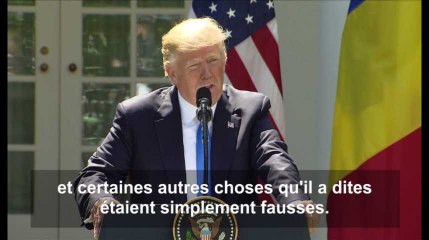 Donald Trump n'a pas fait ce dont James Comey l'accuse mais "il n'y aurait rien de mal si je l'avais fait"