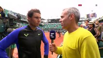 Rafael Nadal Post-match interview / QF RG 2017