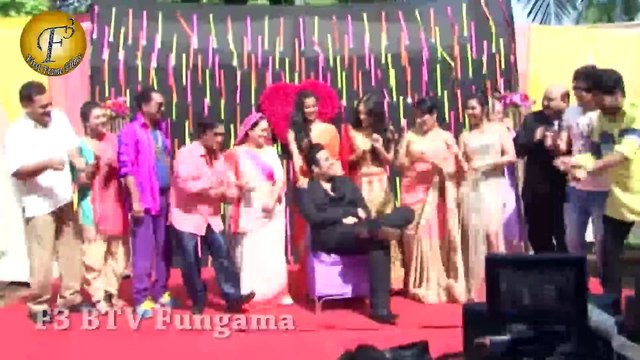 Krushna Abhishek & Mugdha Godse At Climax Shoot Of Comedy Film Jhunjhuna