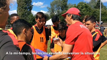 demie-finale du CHAMPIONNAT DE FRANCE UNSS DE FOOTBALL , Saint Amand Les  eaux.