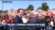Très ému, le dernier rescapé d'Oradour-sur-Glane s'adresse à Emmanuel Macron