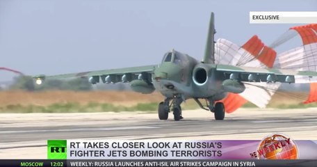 Closer look at Russian fighter jets bombing ISIS (EXCLUSIVE)