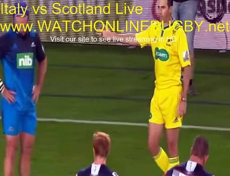 Italy vs Scotland Live Stream Rugby