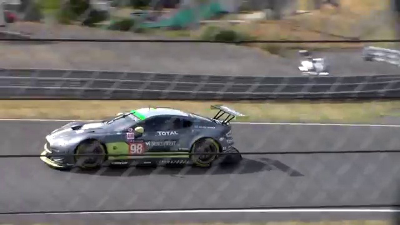 JOURNEE TEST 24 HEURES DU MANS 2017 aston martin vantage#98