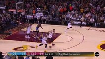 Lebron James Passes To Himself For Dunk Off Board - NBA Finals 2017