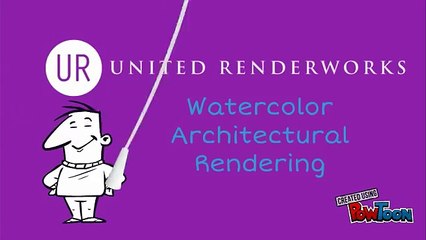 Watercolor Architectural Rendering