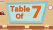 7 Times Table Multiplication | Learn 7x Table | Learn Seven Multiplication Tables For Kids | English