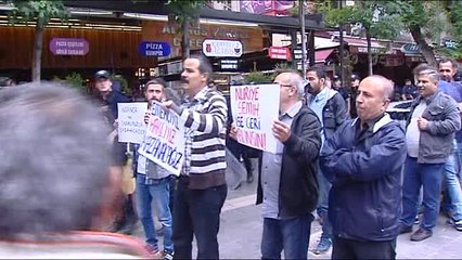Ankara'daki İzinsiz Eyleme Polis Müdahalesi