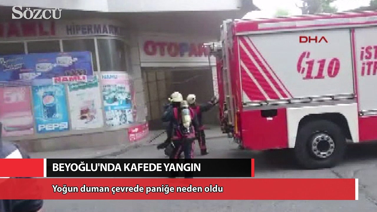 Beyoğlu’nda yangın paniği