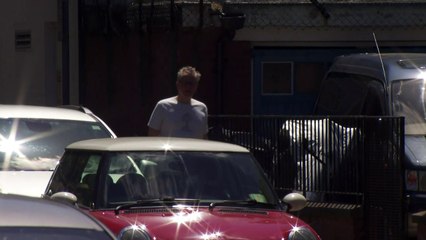 Michael Gove runs from reporter