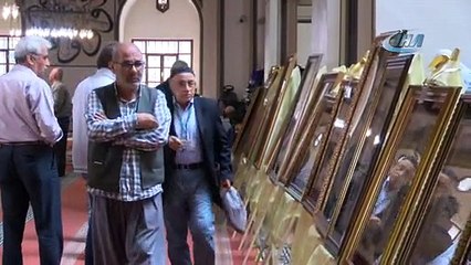Ulu Cami içinde tezhip ve hat sergisi açıldı