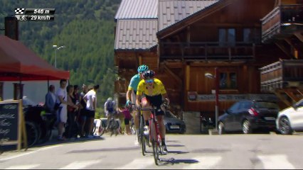 L'attaque de Porte / Porte attacks - Étape 7 / Stage 7 - Critérium du Dauphiné 2017