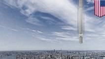 미국 건축회사, 행성에 매달려 있는 고층빌딩 건설 계획 발표
