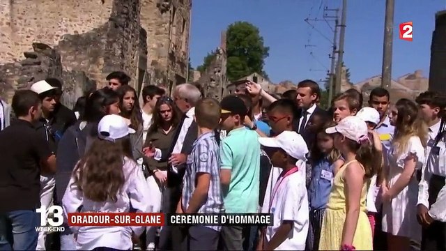 Commémoration du massacre d’Oradour-sur-Glane : Macron s’adresse aux jeunes