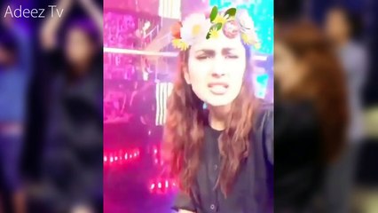 Kubra Khan at the rehearsals of the grand PEL 5th Hum Awards powered by QMobile