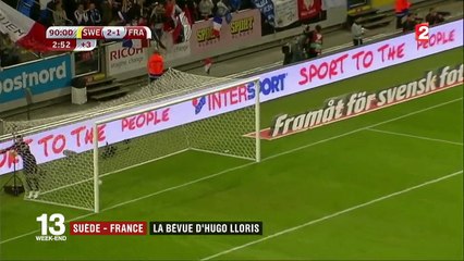 Football : une déconvenue d'Hugo Lloris fait perdre la France face à la Suède