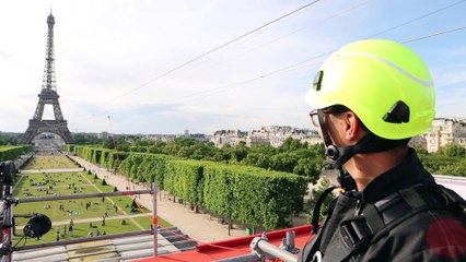 Roland-Garros 2017 - Smash Perrier et le vol de la Tour Eiffel