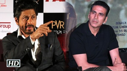 SRK reacts on CLASH with Akshay Kumar