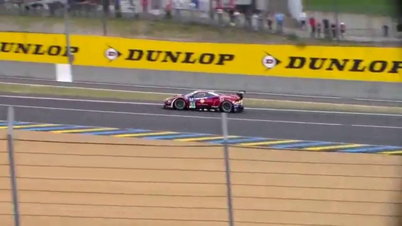 JOURNEE TEST 24 HEURES DU MANS 2017 ferrari 488 gte#51 et#71