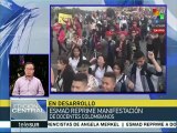 Colombia: ESMAD reprime marcha pacífica de docentes