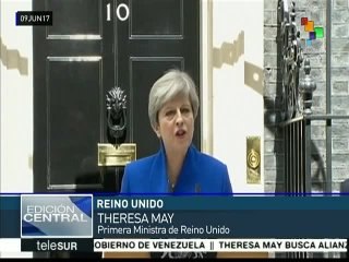 Primera ministra de RU pierde la mayoría absoluta en el Parlamento