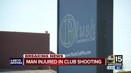 Man critically hurt after being shot inside Phoenix gentleman's club