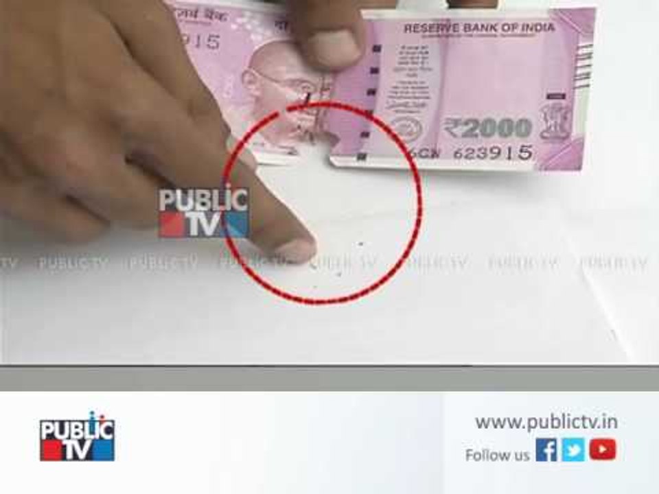 Person in Mysuru gets Rs. 2000 notes breaking i...