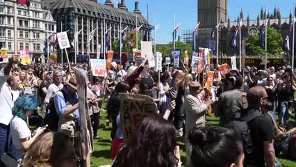 Başbakan May Protesto Edildi