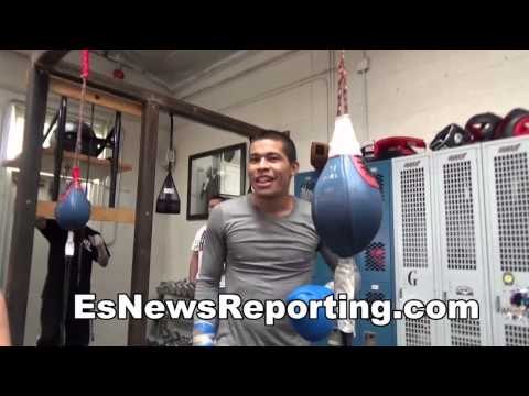 mexican boxing star jose felix jr working out - EsNews boxing