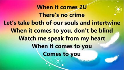 JUSTIN BIEBER FT. DAVID GUETTA - 2U (LYRICS)