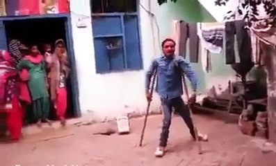 Indian Handicapped Men's Amazing Dance