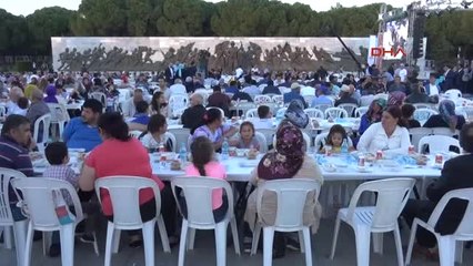 Çanakkale Şehitler Abidesi'nde Oruçlarını Açtılar