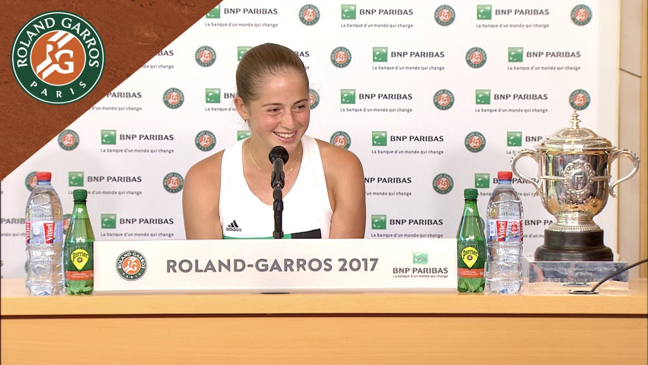 Roland-Garros 2017 : Conférence de presse Jelena Ostapenko
