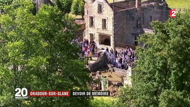 Commémoration d'Oradour-sur-Glane : Macron retrouve Robert Hébras, le dernier rescapé