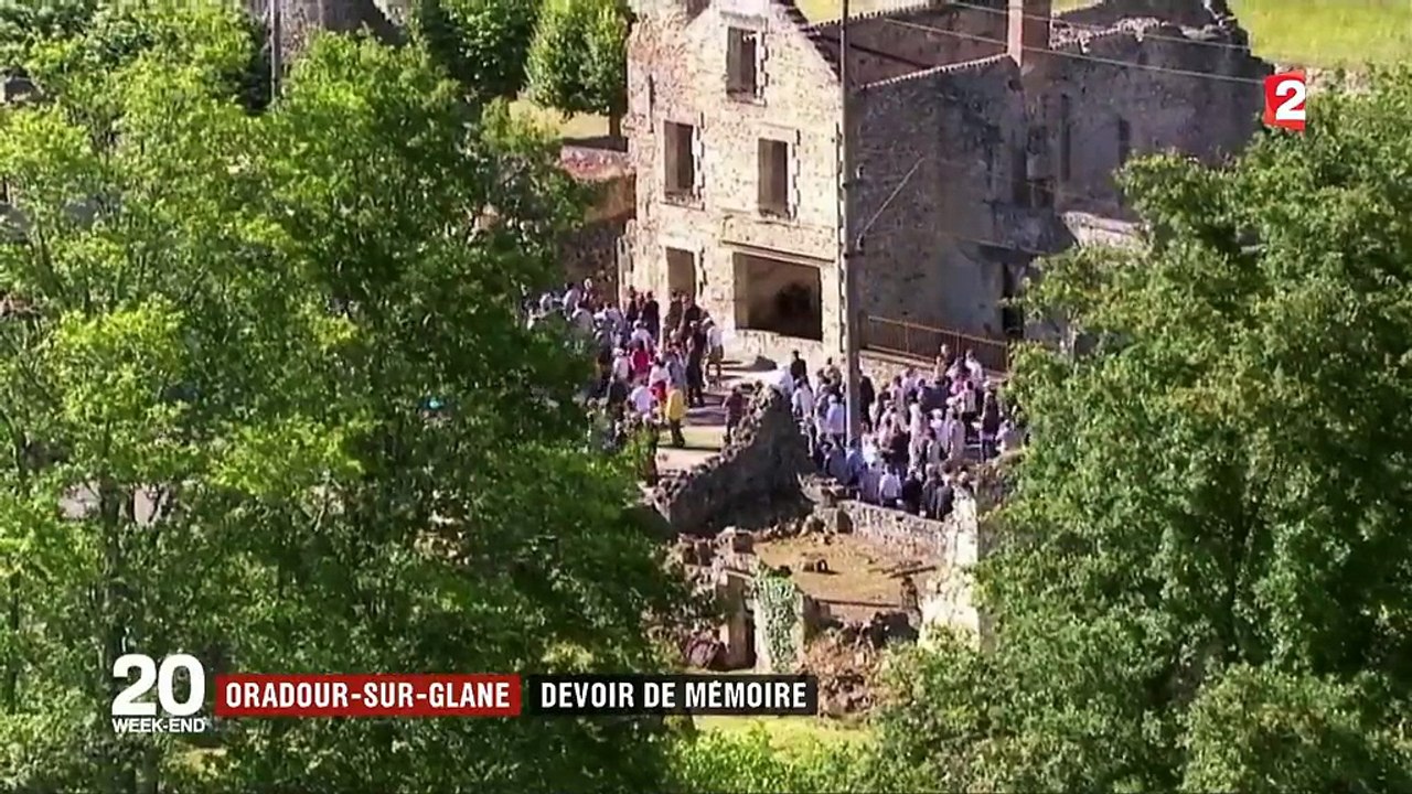 Commémoration d'Oradour-sur-Glane : Macron retrouve Robert Hébras, le dernier rescapé