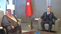 Cumhurbaşkanı Erdoğan Bahreyn Dışişleri Bakanı Khalifa'yı Kabul Ediyor