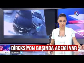 Direksiyondaki acemi böyle park yerinden çıkış görülmedi