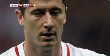 Robert Lewandowski - Poland 1 - 0_ Romania 10.06.2017 HD