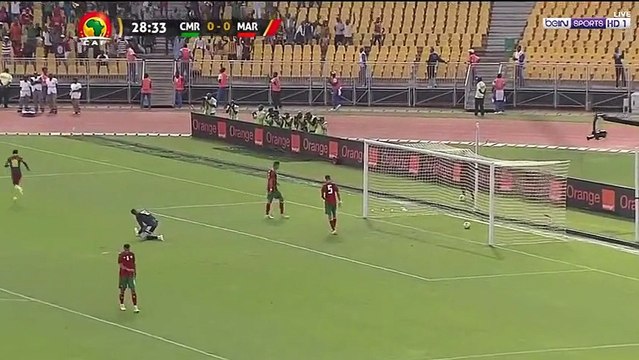 مشاهدة اهداف فوز منتخب الكاميرون علي منتخب المغرب 1- 0 اليوم 10- 6- 2017في تصفيات كأس امم افريقيا