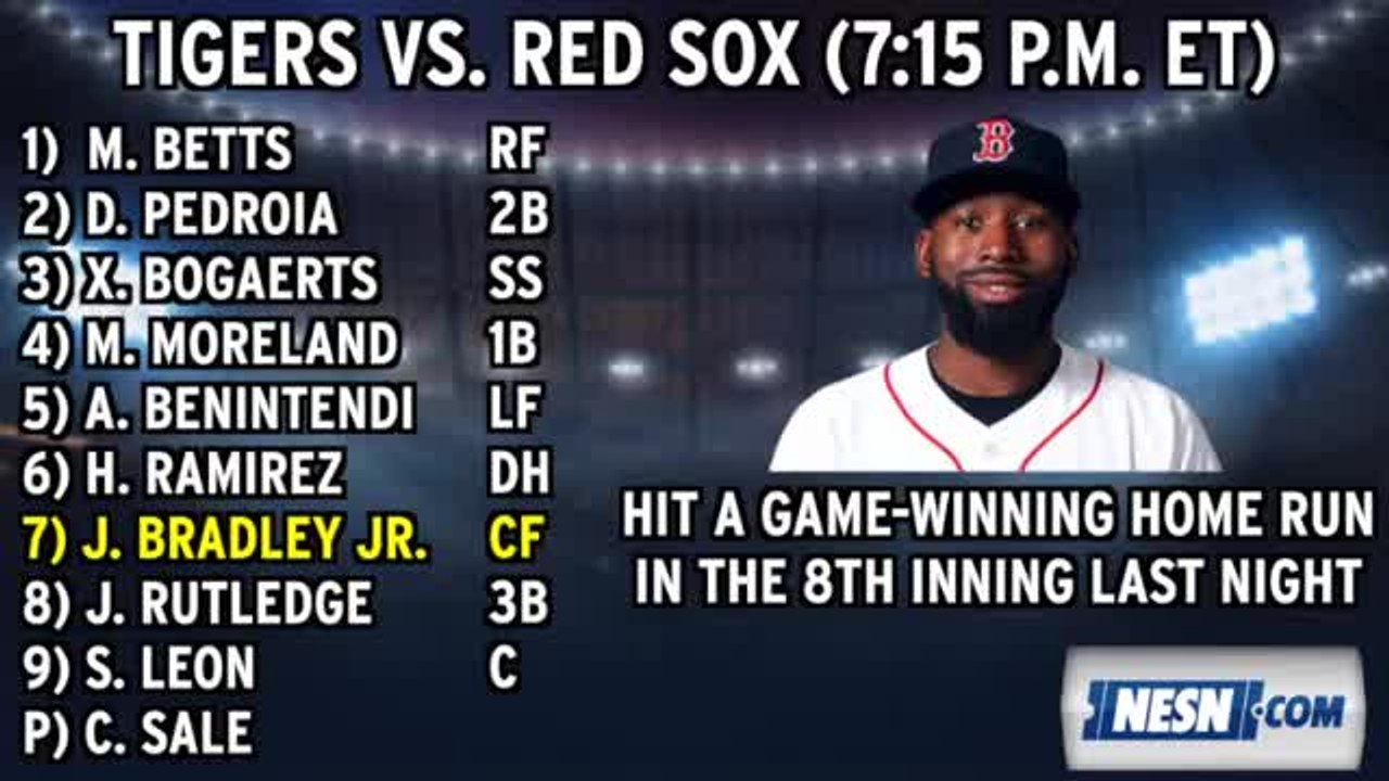 Red Sox Lineup: Jackie Bradley Jr. Is On A Serious Hot Streak