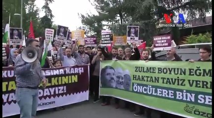 İstanbul’da Katar’a Destek Gösterisi