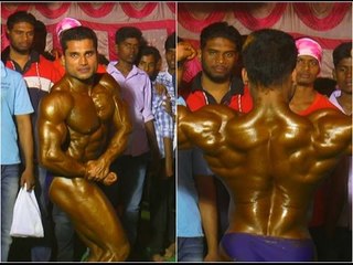 Vinay win Karnataka Kishore body building contest Bengaluru