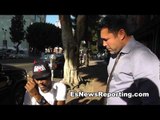 Oscar De La Hoya Meets Paul Williams In Los Angeles - EsNews boxing