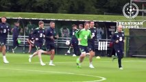 Republic Of Ireland Training Before World Cup Qualifier Against Austria