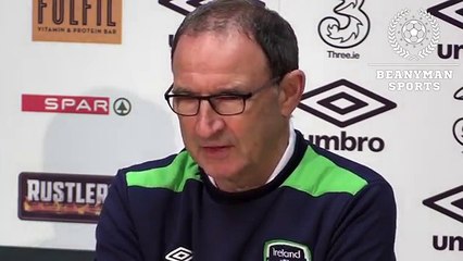 Martin O’Neill & Jonathan Walters Press Conference - Ireland v Austria - World C