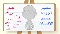 تعلم أجزاء جسم الإنسان للأطفال Learn The Parts Of The Human Body